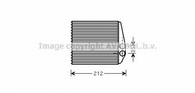AVA QUALITY COOLING ola6354 -  Теплообменник, отопление салона